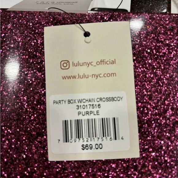 Lulu Party Box With Chain Crossbody Purse - Picture 5 of 6